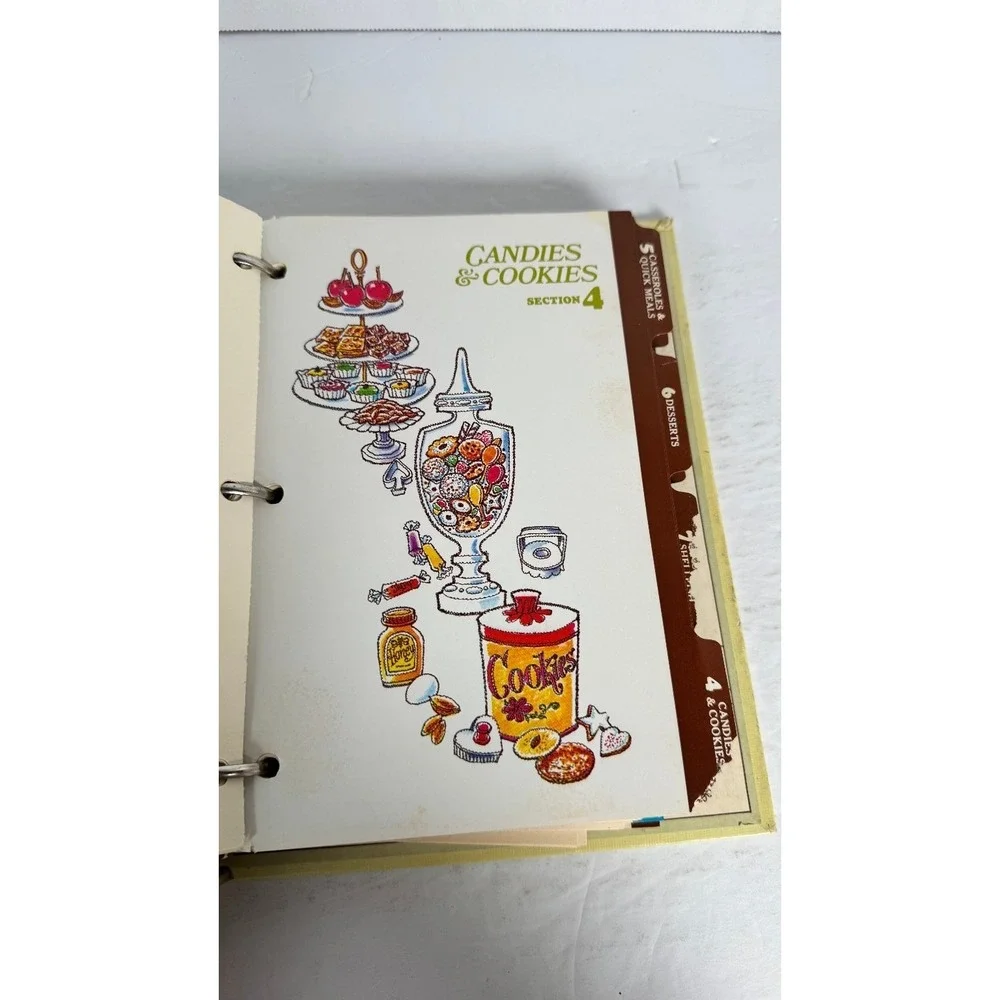 The Complete Family Cook Book 1969 Vintage Binder Recipes Curtin Publications